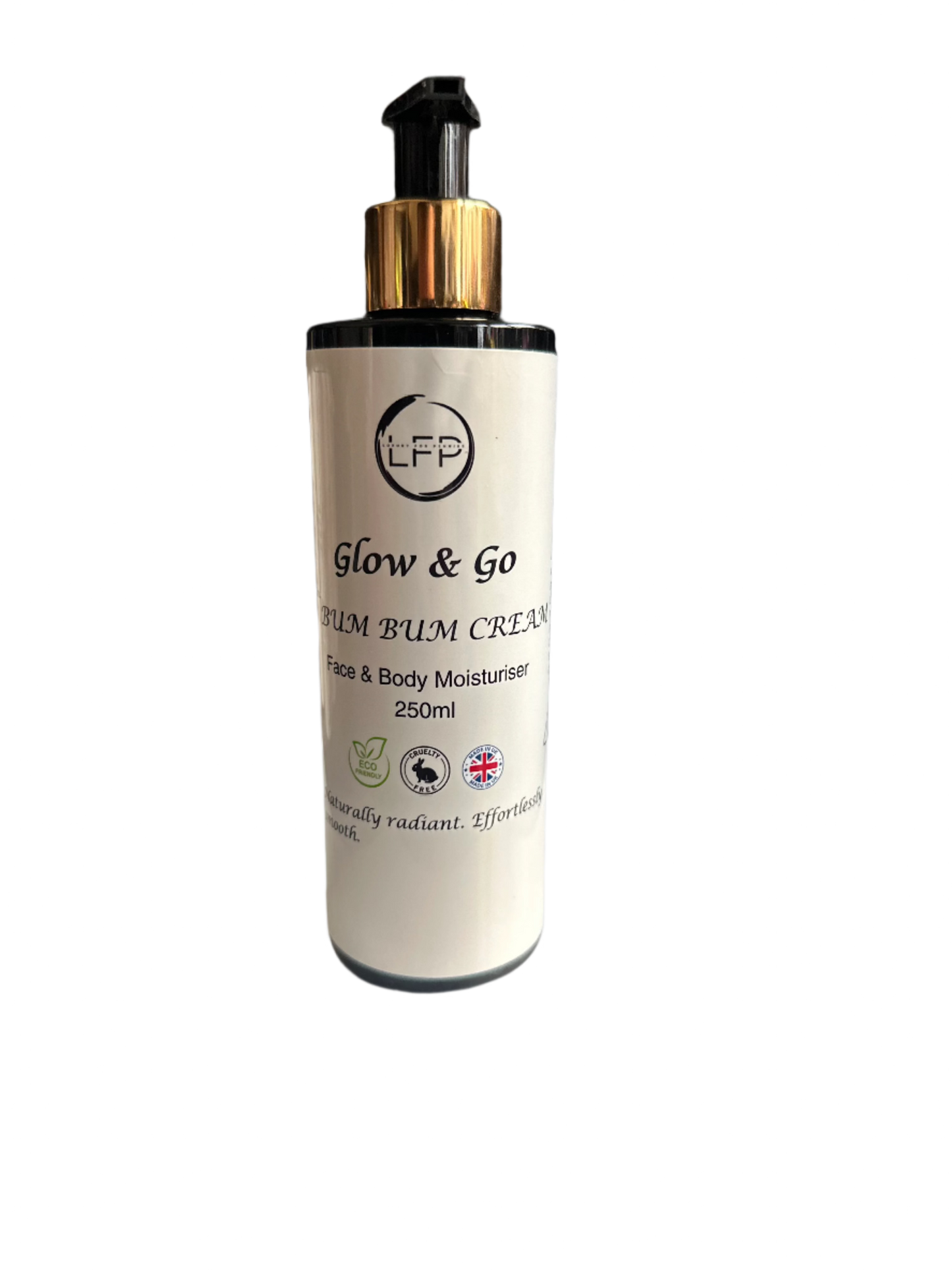 ✨Glow & Go Face & Body Moisturiser – Bum Bum Cream Inspired ✨ | Firming 250ml Pump Lotion with Tropical Vibes
