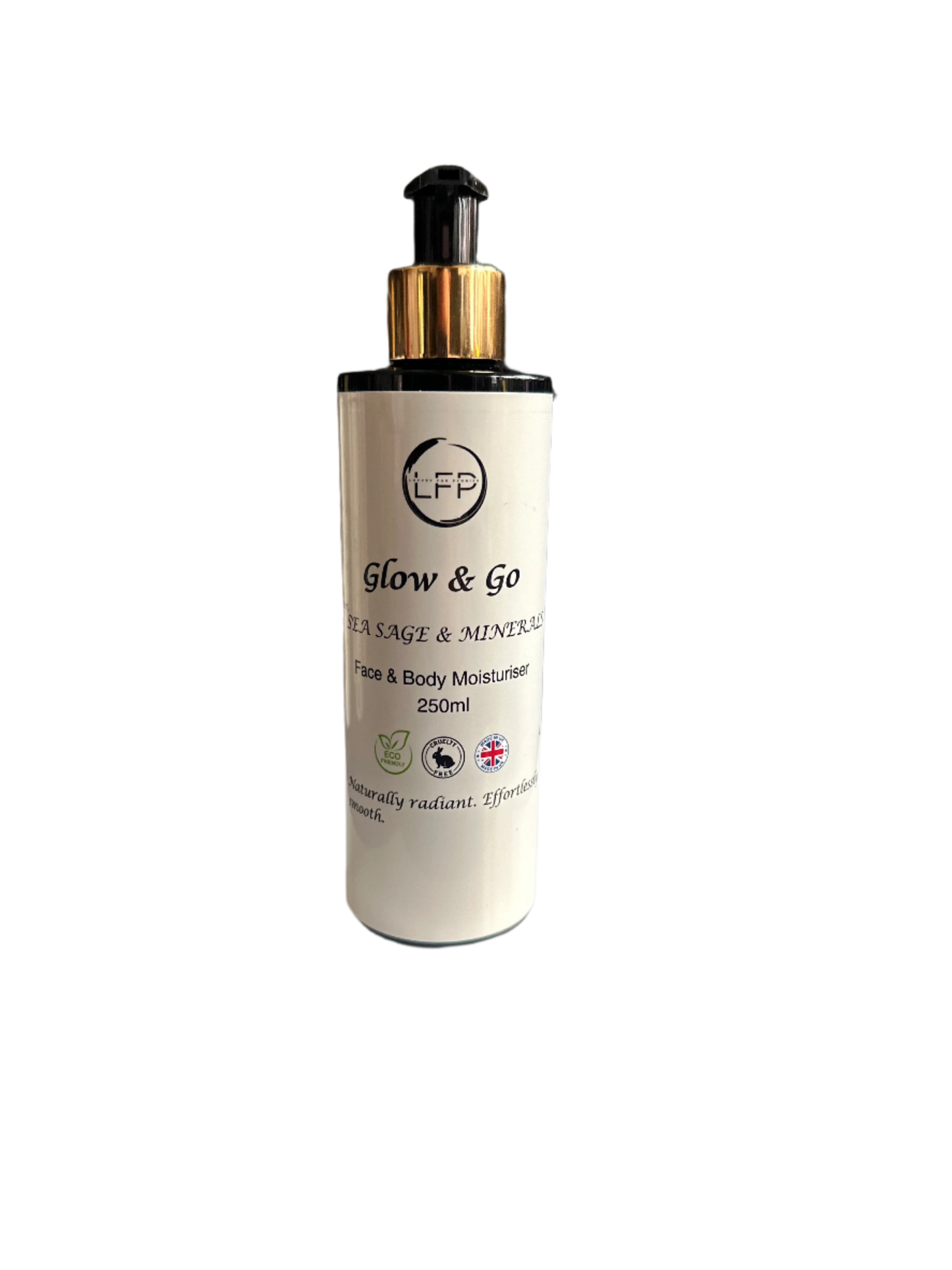 ✨Glow & Go Face & Body Moisturiser – Sea Sage & Minerals ✨| Refreshing 250ml Pump Lotion for Radiant Skin