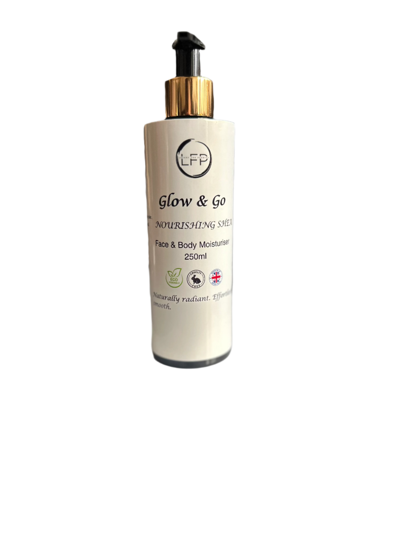 ✨Glow & Go Face & Body Moisturiser – Nourishing Shea ✨ | Deeply Hydrating 250ml Pump Body Lotion