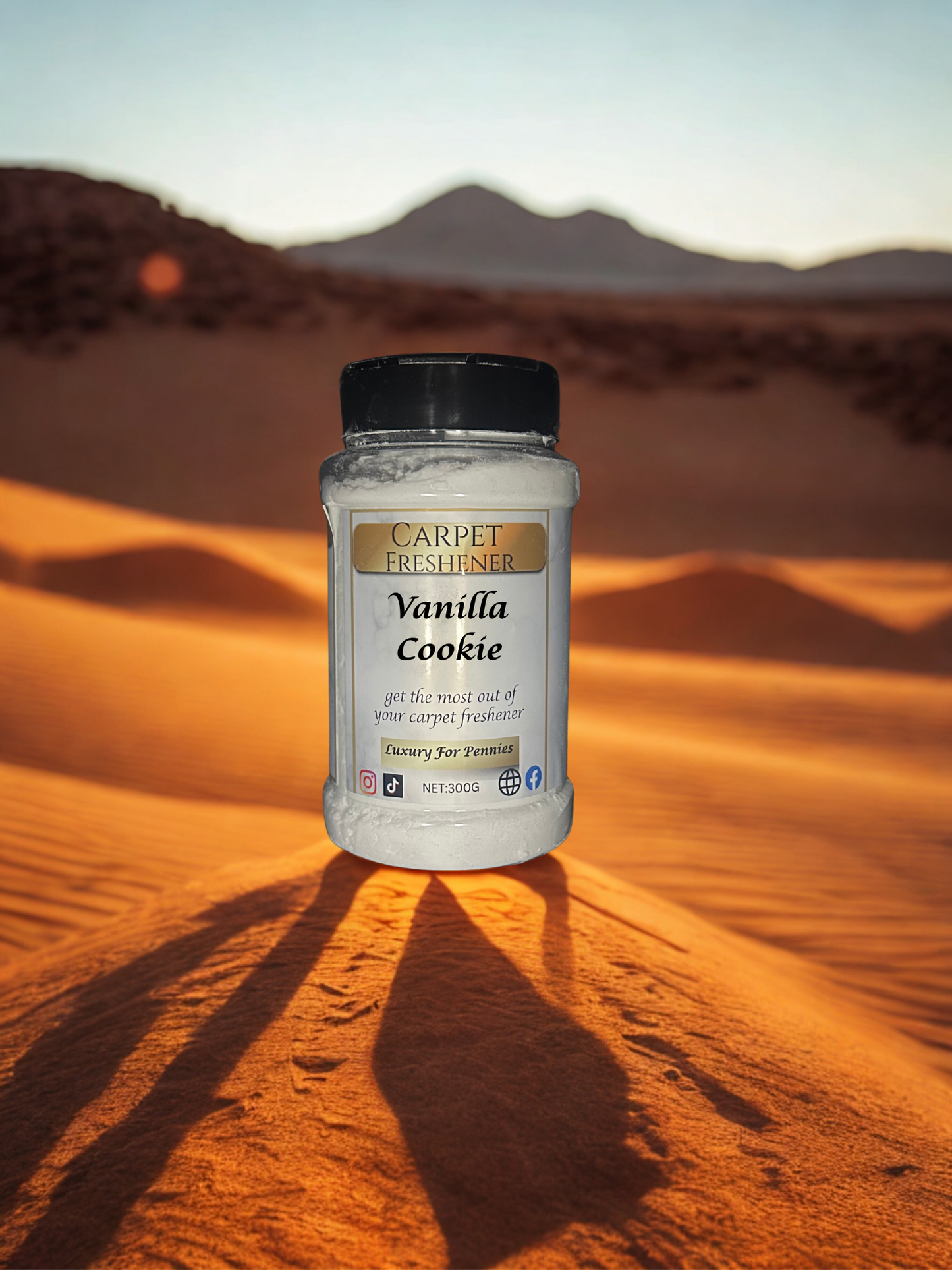 Febreze Vanilla Cookie Carpet Freshener – 300 g Shaker