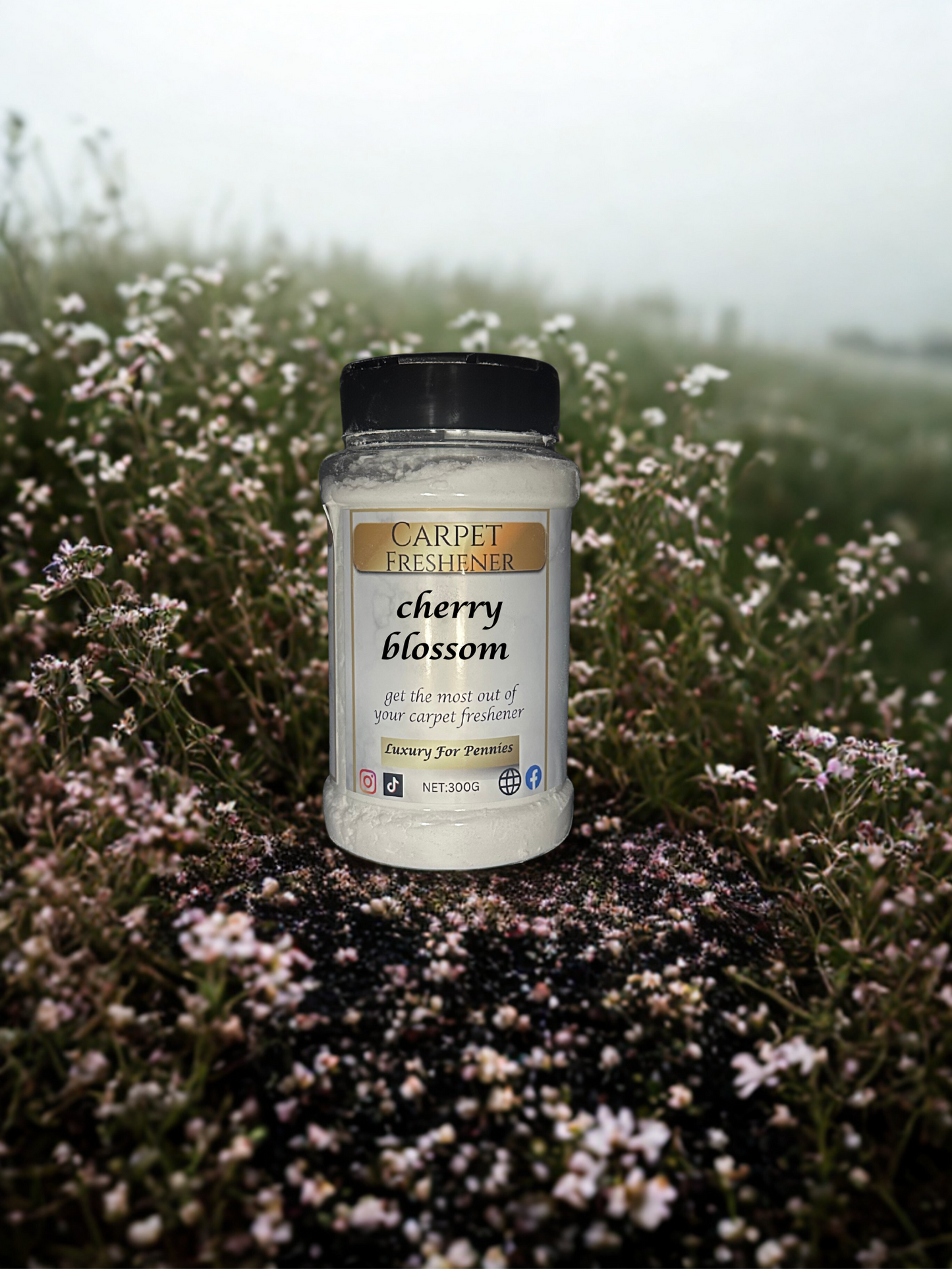 Cherry Blossom Carpet Freshener – 300 g Shaker